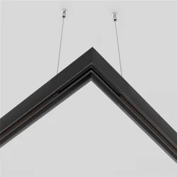 Коннектор угловой Exility накладной черный (Черный)