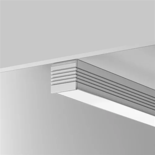 Алюминиевый профиль накладной 35x35 (Серебро, 2 м), ALM-3535AT-S-2M 631008 (Серебро) 631008 - фото 3