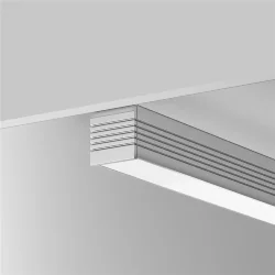 Алюминиевый профиль накладной 35x35 (Серебро, 2 м), ALM-3535AT-S-2M 631008 (Серебро) 631008