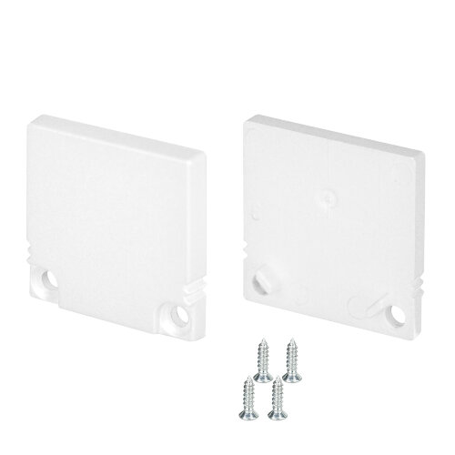 Заглушка SL-SLIM20-H20 WHITE глухая  (Arlight, Пластик) - фото 1