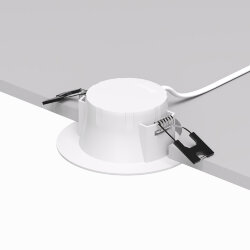 Встраиваемый светильник, IP 20, 5Вт, LED, белый, пластик, Denkirs DK3046-WH