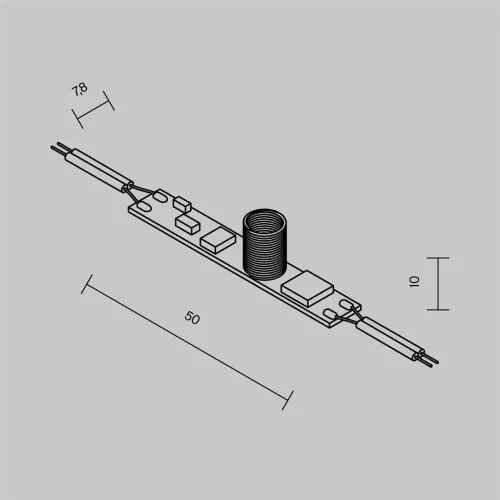 Диммер 12-24VDC 3A (Серебро) - фото 4