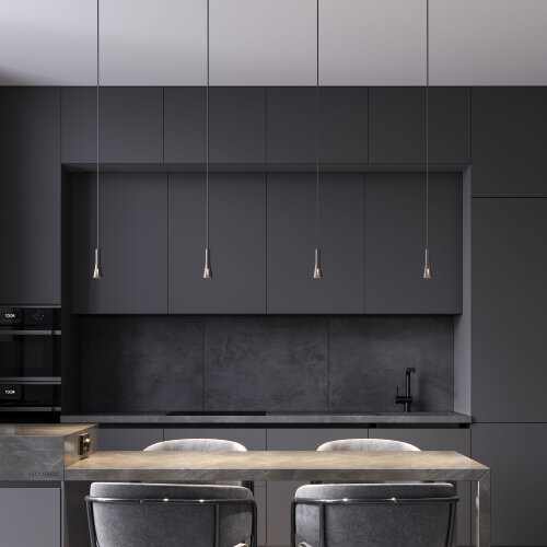 Светильник подвесной светодиодный Pino 5W 4000K черный - Фото 4