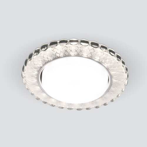 3034 GX53 SL/WH зеркальный/белый - фото 1