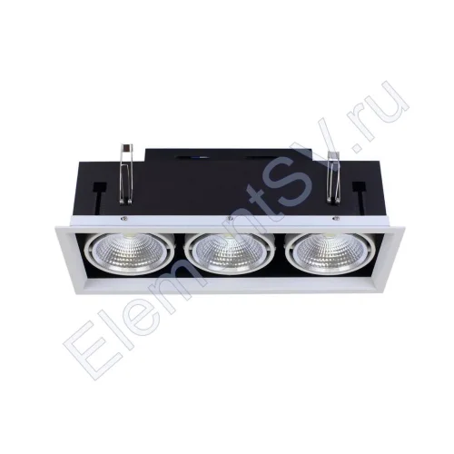Светодиодный светильник карданный AR90-3 OD3 (220V, 3х20W, white) - фото 3.