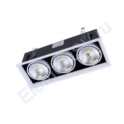 Светодиодный светильник карданный AR90-3 OD3 (220V, 3х20W, white)