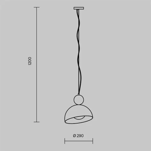 Подвесной светильник Freya FR5439PL-01B (Черный) - фото 2