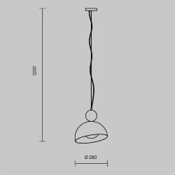 Подвесной светильник Freya FR5439PL-01B (Черный)