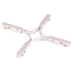 Соединитель Х-образный гибкий токопроводящий для низковольтного шинопровода «Novotech» 135177, серия: FLUM