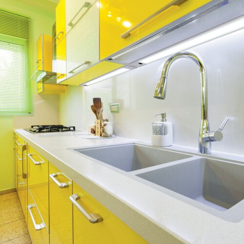 ULI-F40-9W-4200K SENSOR IP20 SILVER Светильник линейный светодиодный ультратонкий, с бесконтактным выключателем, 600Х30х8мм, 440Lm, Серебристый - фото 7