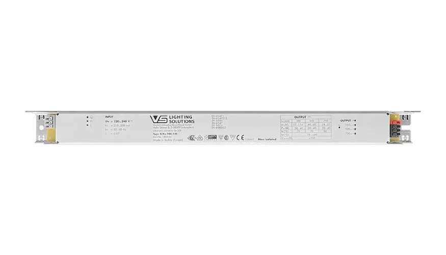 VS 40W 350/500/700мА 57-114V Терминал - Линейный драйвер для светодиодов Vossloh-Schwabe ECXe 700.148. Фото 2