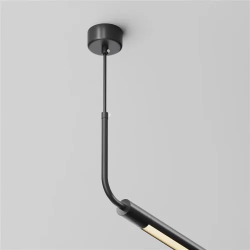 Заглушка для подвесного монтажа системы Shelf с вводом питания (Черный) - фото 2