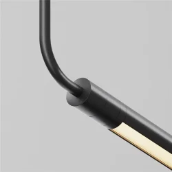 Заглушка для подвесного монтажа системы Shelf с вводом питания (Черный)