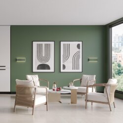 Настенный светодиодный светильник с переключателем цв.температуры «Novotech» 359402, серия: YESO - Переключение цв. температуры на корпусе светильника