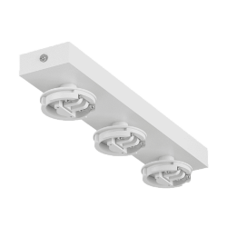 Крепление сменное М13 для светильников MINI VILLY, поворотное накладное тройное, цвет Белый, MINI-VL-M13-WH 004874