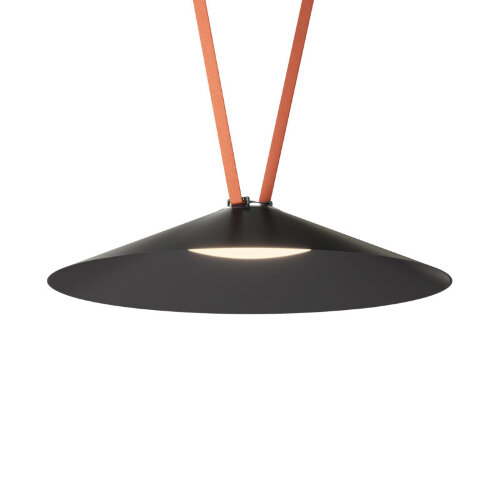 DK5569-BK Cветильник для трека-ремня Belty, серия Flow, со светодиодом, D600*H122мм, 48V DC, 24W, RA90, 120°, 3000K, IP20, черный, алюминий. Фото 3