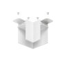 TR2102-WH Угловой соединитель для шинопровода SMART белый. Фото 3