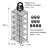 UGH-R30 H190 WHITE-WHITE Парник-стеллаж для рассады, 5 полок, 70x50x190см, Металлическая труба в ПВХ, цвет белый, Тент из армированного полиэтилена 135г-м2, цвет сетки белый, TM ФитоЛето - фото 11