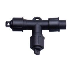 UTC-F90 Y3 BLACK Соединитель для гирлянд серии F90RPO, Т-образный, 1 вход-2 выхода, Черный