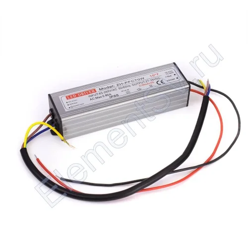 Светодиодный драйвер бескорпусной PS70 (70W, 30-36V, 2200mA) - фото.