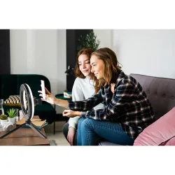 MOBILE CAMERA LIGHT RING DESKTOP (USB/клипса для моб/тренога) - светильник для сэлфи LEDV