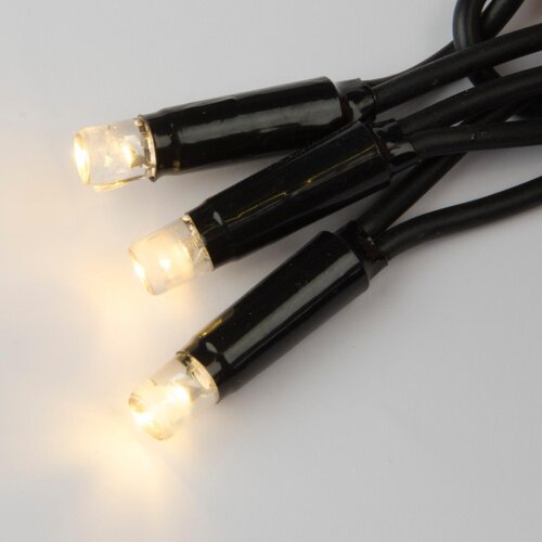 ULD-C3020-384-TBK WARM WHITE IP67 Занавес светодиодный с эффектом мерцания, 3х2м, Соединяемый, 384 светодиода, Теплый белый свет, Провод черный, TM Uniel - фото 4