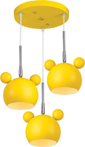 Светильник подвесной PANDA-PL40E27-3YL - фото.