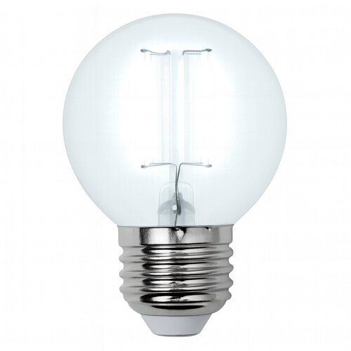 LED-G45-6W-NW-E27-CL GLA01TR Лампа светодиодная, Форма шар, прозрачная, Серия Air, Белый свет 4000K - фото 1