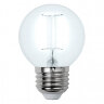 LED-G45-6W-NW-E27-CL GLA01TR Лампа светодиодная, Форма шар, прозрачная, Серия Air, Белый свет 4000K - фото 1