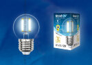 LED-G45-6W/NW/E27/CL GLA01TR Лампа светодиодная. Форма "шар", прозрачная. Серия Air. Белый свет (4000K) - фото