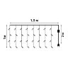 ULD-C1510-100-STA WARM WHITE IP44 Занавес светодиодный со статическим свечением, 1.5х1м, 100 светодиодов, Теплый белый свет, Провод прозрачный, TM Uniel - фото 3