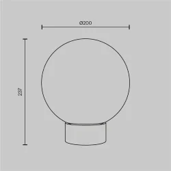 Настольный светильник Basic form E14х1 (Золото)