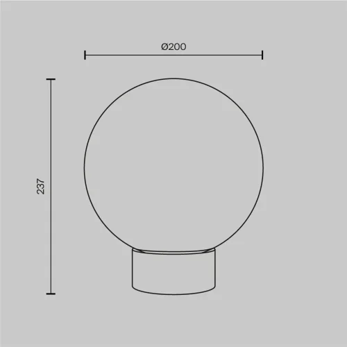 Настольный светильник Basic form E14х1 (Золото) - фото 3