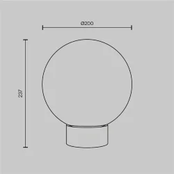 Настольный светильник Basic form E14х1 (Золото)