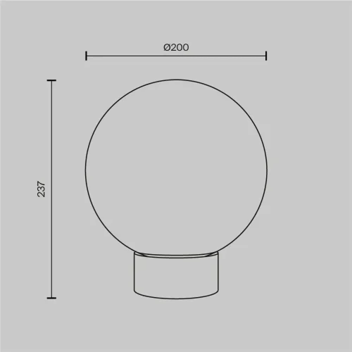 Настольный светильник Базовая форма / Basic form E14х1 (Золото) MOD321TL-01G3 - фото 3