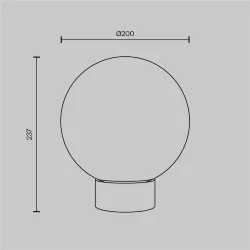 Настольный светильник Базовая форма / Basic form E14х1 (Золото) MOD321TL-01G3
