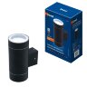 UUL-S92A 2х50W-GX53 IP65 BLACK Светильник уличный, под две лампы GX53, Архитектурный накладной, Корпус черный, TM Uniel - фото 6