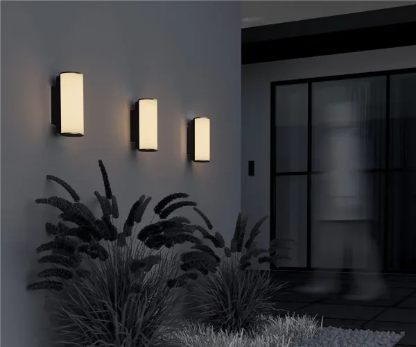 Настенный светильник (бра) Rock 3000K 12Вт IP 54 (Графит) - фото 13