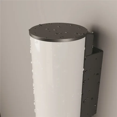 Настенный светильник (бра) Рок / Rock 3000K 12Вт IP 54 (Графит) O434WL-L12GF3K - фото 7