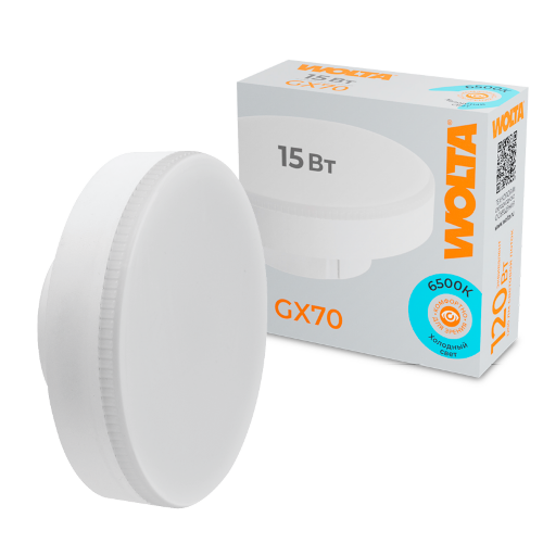 Светодиодная лампа WOLTA WSTD-GX-15W6KGX70 15Вт 6500K GX70 - фото 1.