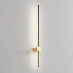 Бра 800 мм, 3000К, IP20,7 Вт, матовое золото, Denkirs DK5012-SG