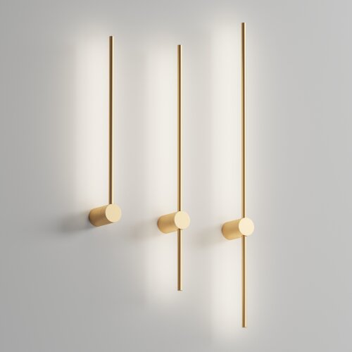 DK5012-SG Бра 800 мм, 3000К, IP20,7 Вт, матовое золото. Фото 3