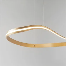 Подвесной светильник Plons 3000К 34Вт (Латунь)