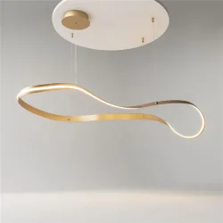 Подвесной светильник Plons 3000К 34Вт (Латунь)