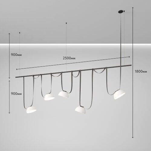 Комплект ременной трековой системы Belty на штанге Rod. Фото 4