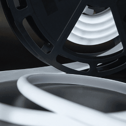 Термостойкая cветодиодная лента SMD 2835, 180 LED/м, 12 Вт/м, 24В , IP68, Цвет: Холодный белый, NE8180-24-12-W-68 001946