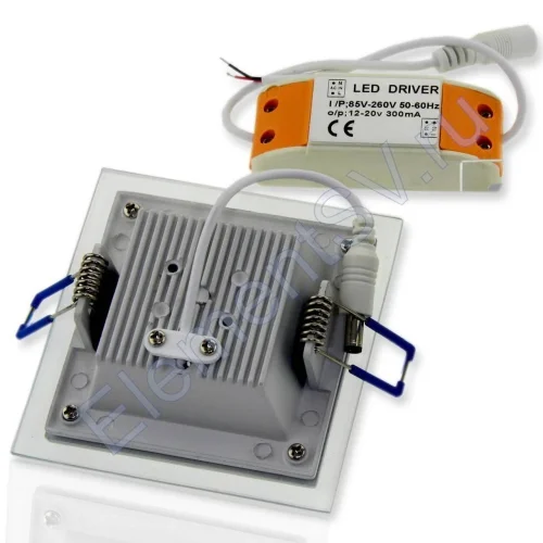 Светодиодный светильник встраиваемый IC-SW L160 (12W, White) - фото 2.