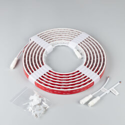 Светодиодная лента герметичная FLT-PS-A42-23mm 24V White6000 (21 W/m, IP67, 15deg, 5m) (Arlight)