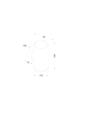 Настенный светильник (бра) Фокус С / FOCUS S GU10х1 (Черный) C068WL-01B - фото 4
