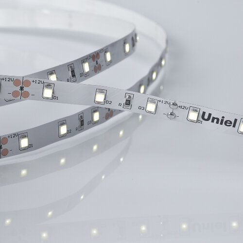 ULS-M11-2835-60LED-m-8mm-IP20-DC12V-4.8W-m-5M-6500K PROFI Гибкая светодиодная лента на самоклеящейся основе, Катушка 5м, в герметичной упаковке, Дневной свет 6500K. - фото 2